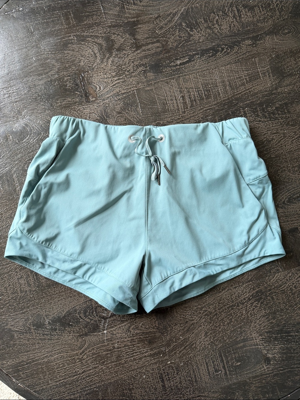 Women’s Light Teal Active Drawstring Shorts
